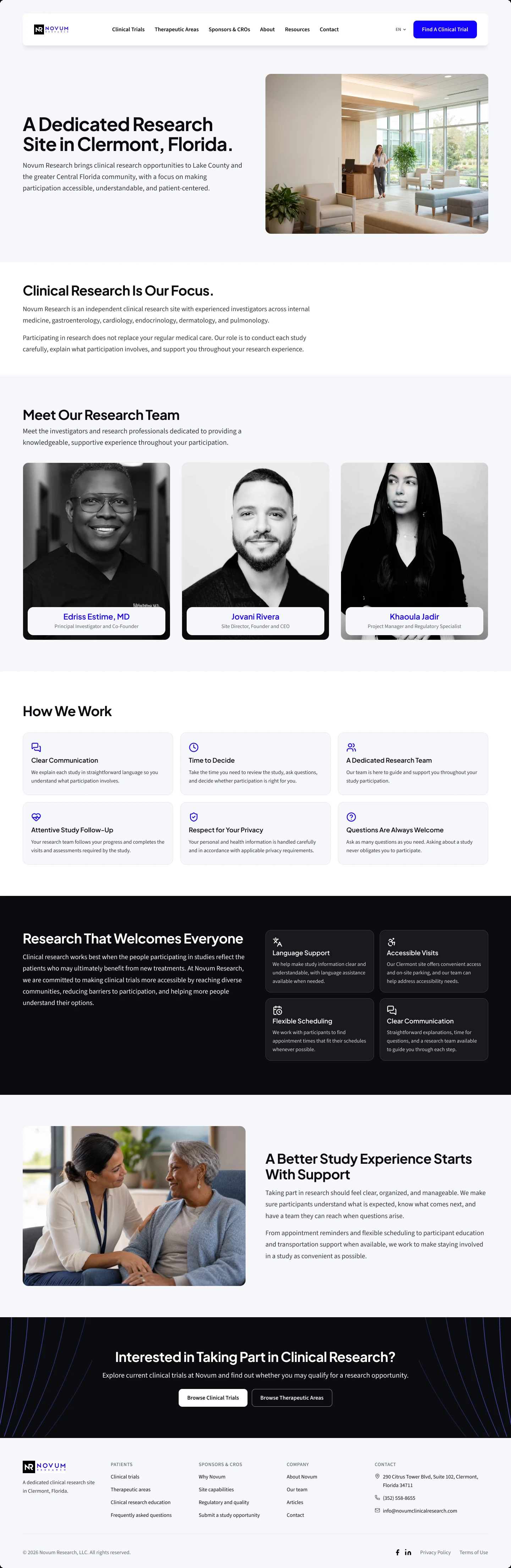 The full About page