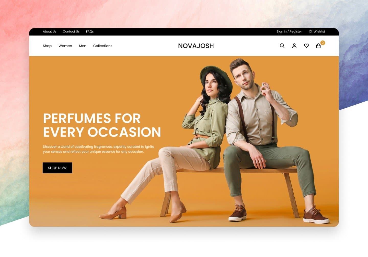 The Novajosh online perfume store