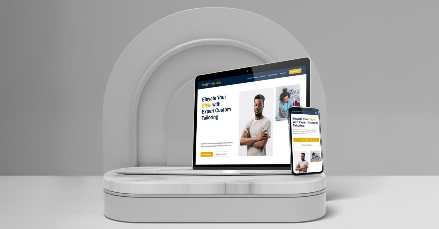 A website design by Clemence Kotoku