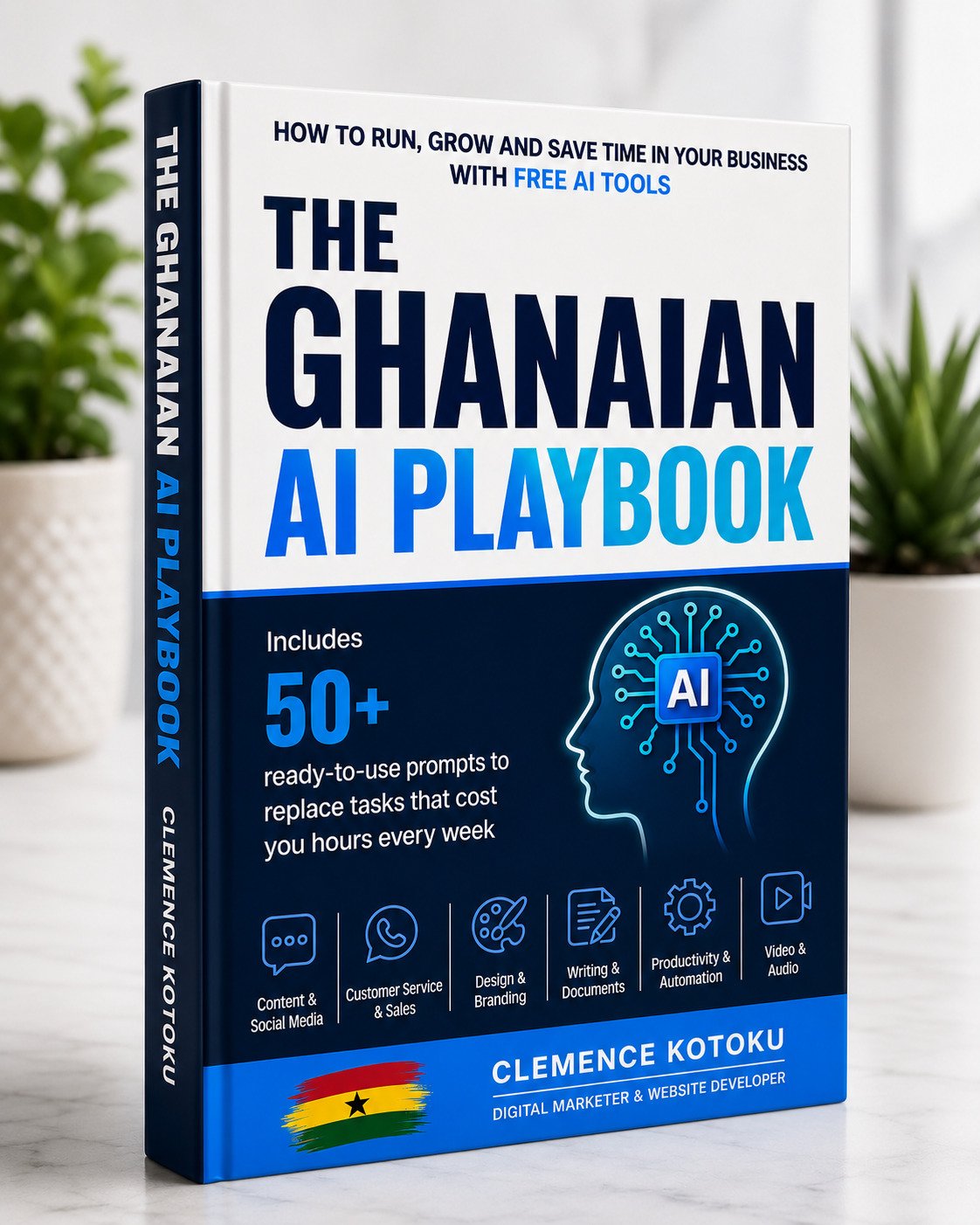 The Ghanaian AI Playbook ebook cover