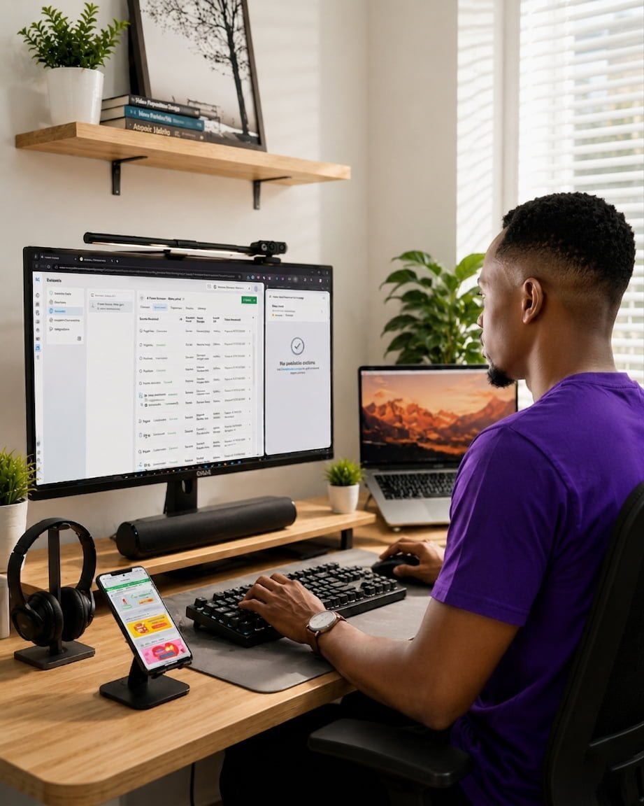 Meta Business Portfolio setup dashboard